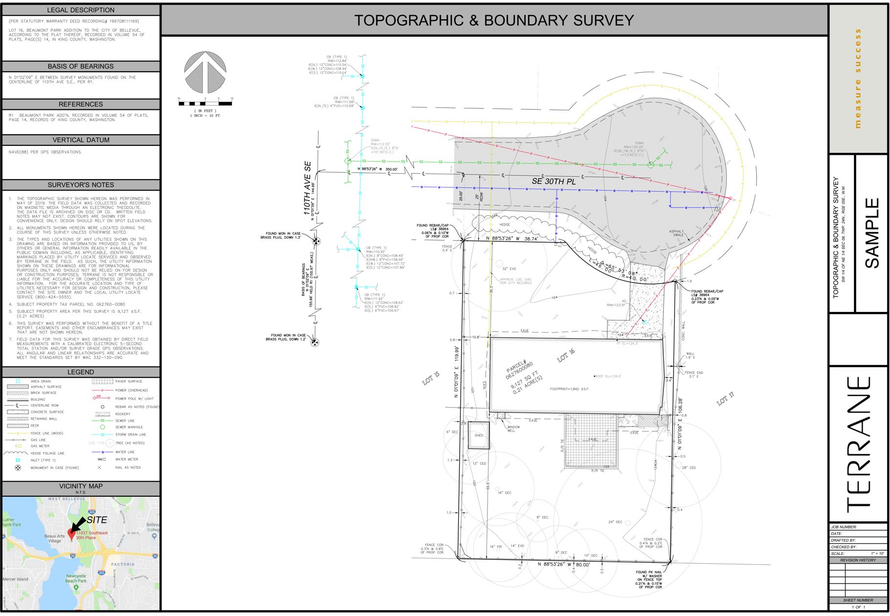 Contour Survey Sydney, Detail & Level Surveys